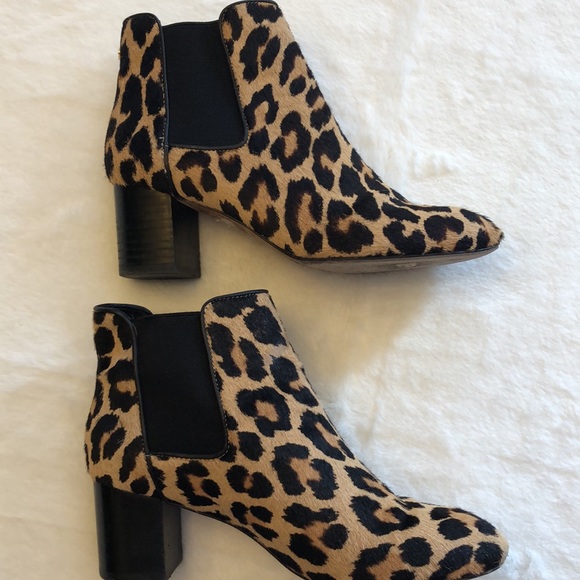 Kate Spade Leopard print Calf Hair Booties size 7. - Picture 4 of 9